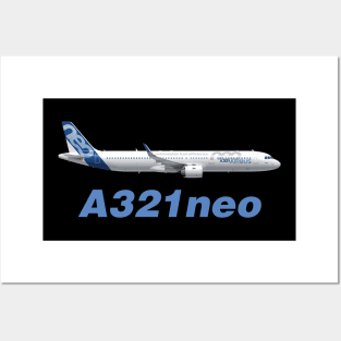 Airbus A321neo Posters and Art